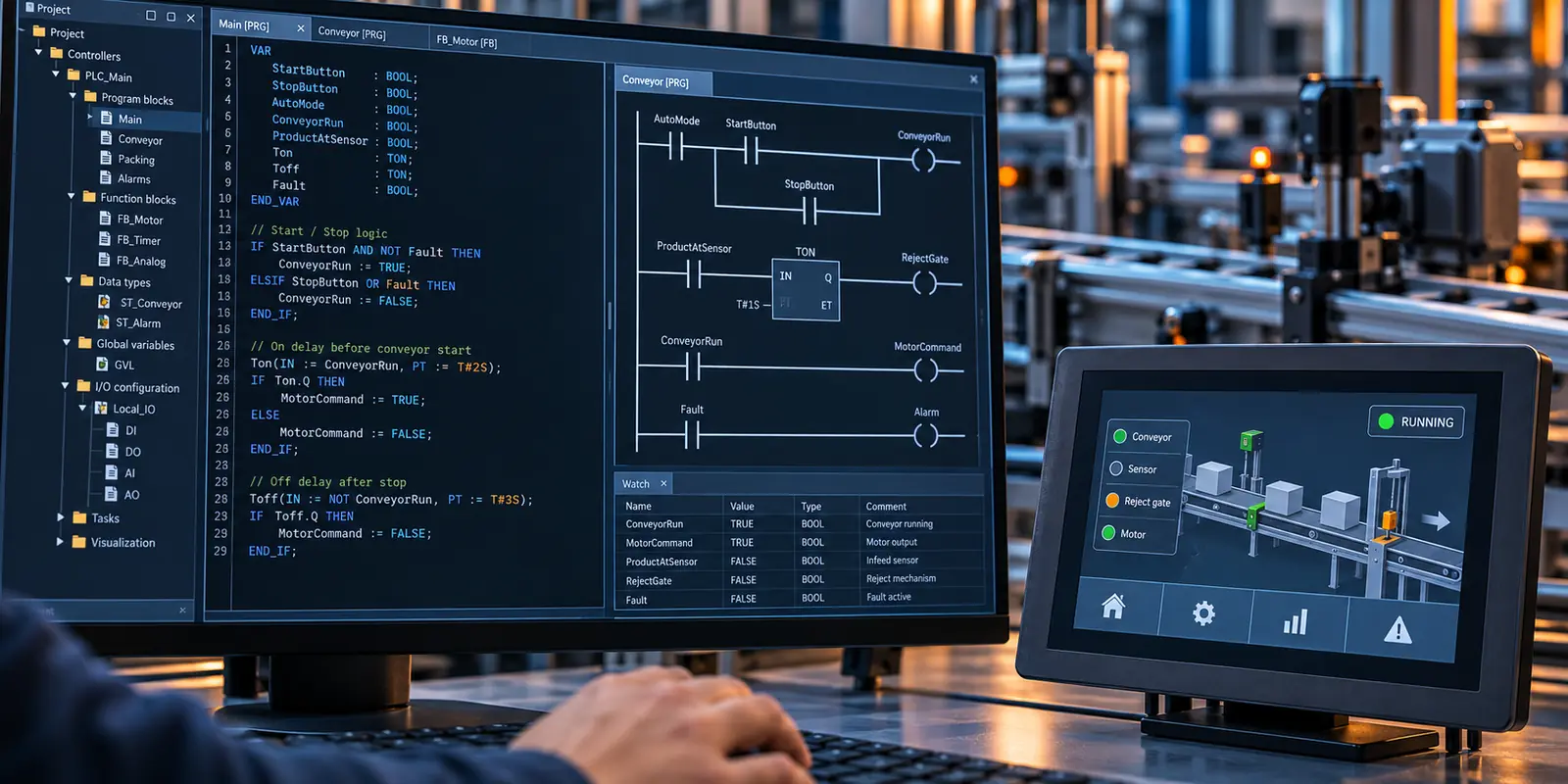 Besturing en software voor machines